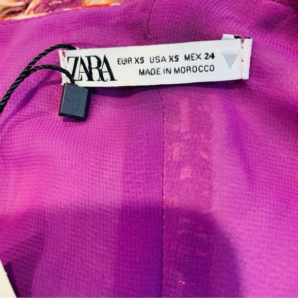 Zara Bodycon Dress Front Cutouts Size XS - Picture 9 of 9